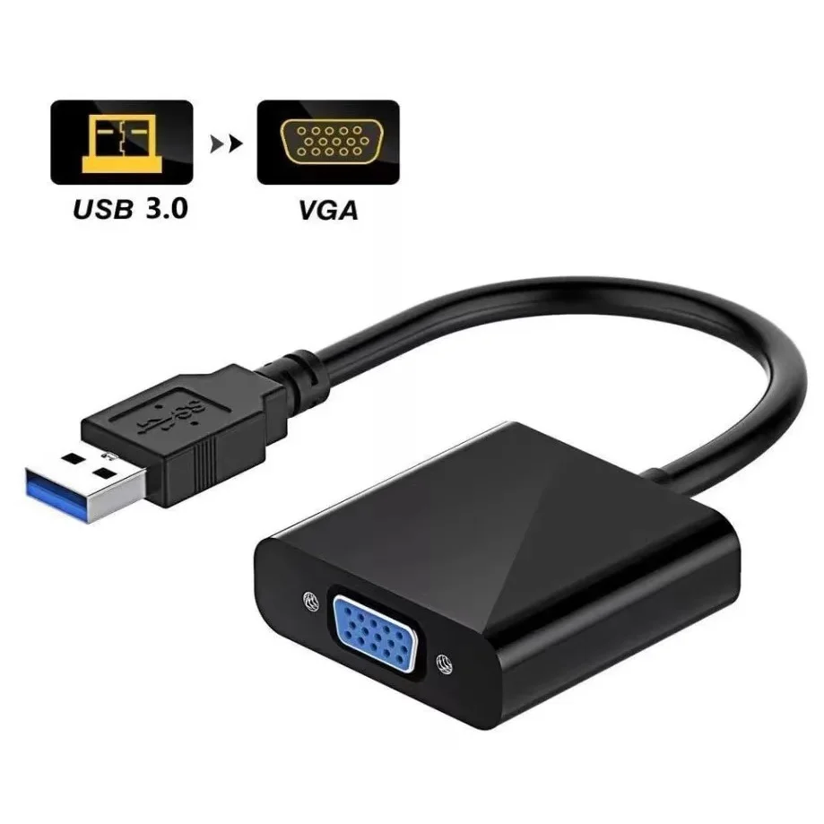 

Usb Converter Adapter Cable For Vga Monitor - Usb 3.0