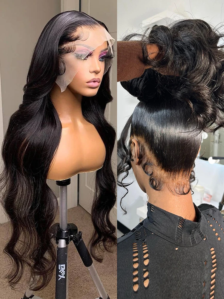 Парик женский из натуральных волос 30 дюймов 360 HD