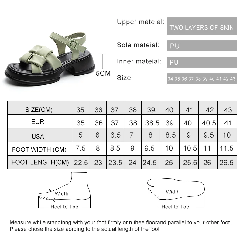 AIYUQI Women Sandals Summer 2023 New Platform Open Toe Cross Braided Women Sandals Genuine Leather Large Size Women Sandals