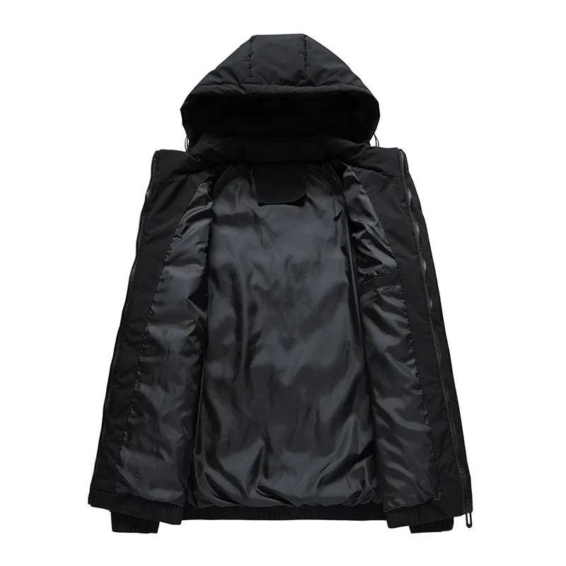 Men's Down Jacket Light and Short New Winter Fashion Hooded Coat Handsome Men's Clothing