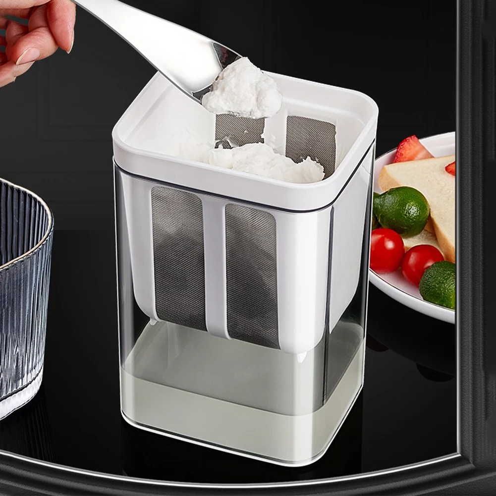 

Home Yogurt Strainer Fine Mesh Yogurt Maker Strainer Cheese Coffee Cold Extraction Soybean Filter Whey Separator Food Strainer