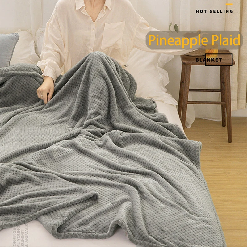 

Одеяло из микрофибры для домашнего текстиля, зимнее покрывало для дивана, плед в клетку, 230 г/см светильник кое тонкое одеяло для механической стирки