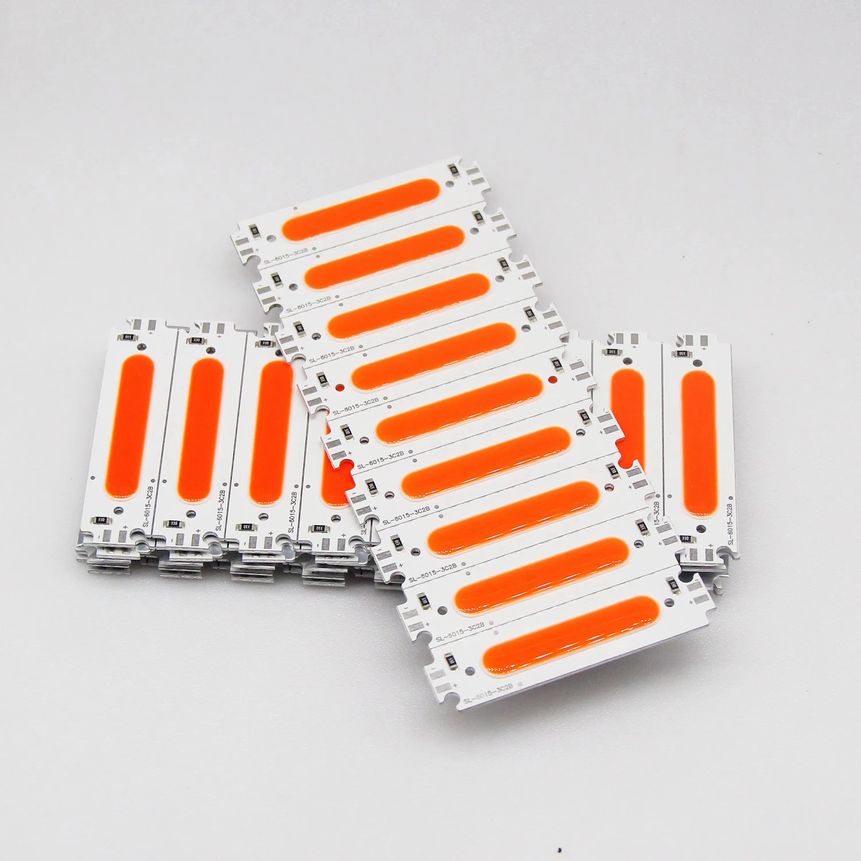 10PCS 60 * 15mm 2W COB LED чипсет диод модуль полосчатый источник света матричная лампа