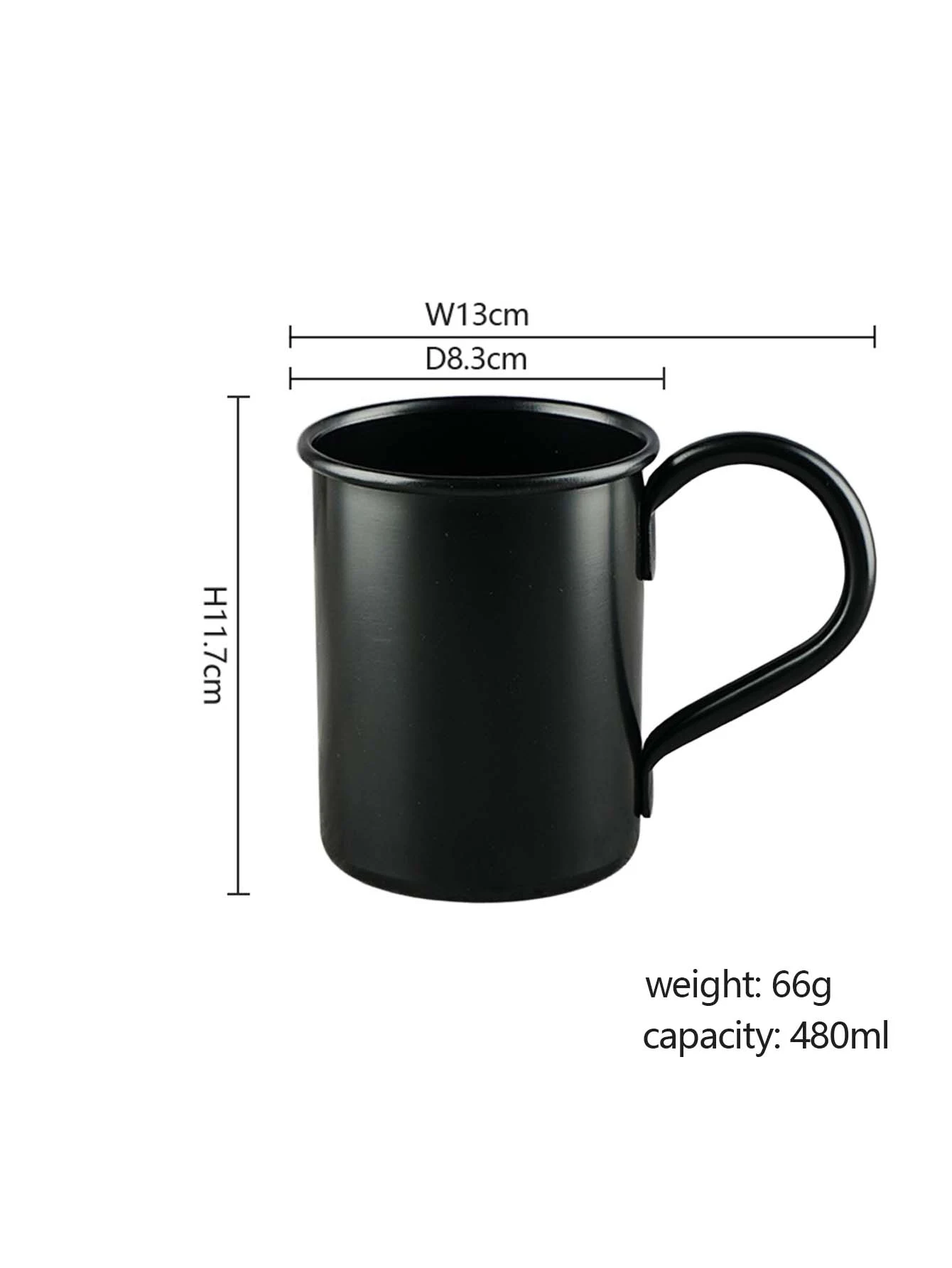 Klp Винтажная Серебряная Металлическая Кружка Стандартная Московская Чашка-мула