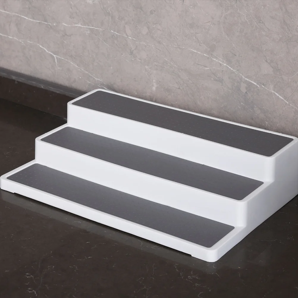 3-уровневая полка для специй подставка приправ органайзер стойки ступенчатая