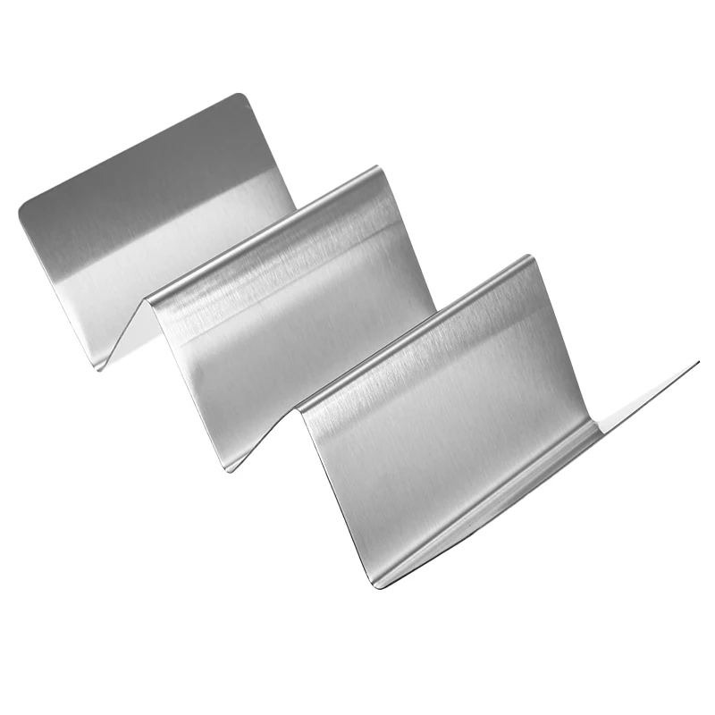 Mayitr 1pc Taco Holder Pancake Pizza Shelf Stainless Steel Kitchen Wave Shape Tray Rack Bakeware Tools | Дом и сад