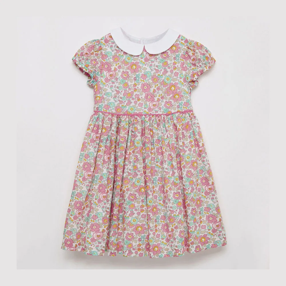 

Летняя одежда для девочек, детские Платья с цветочным рисунком, платье с цветочным рисунком для девочек 2022 вечерние нее свадебное платье дл...