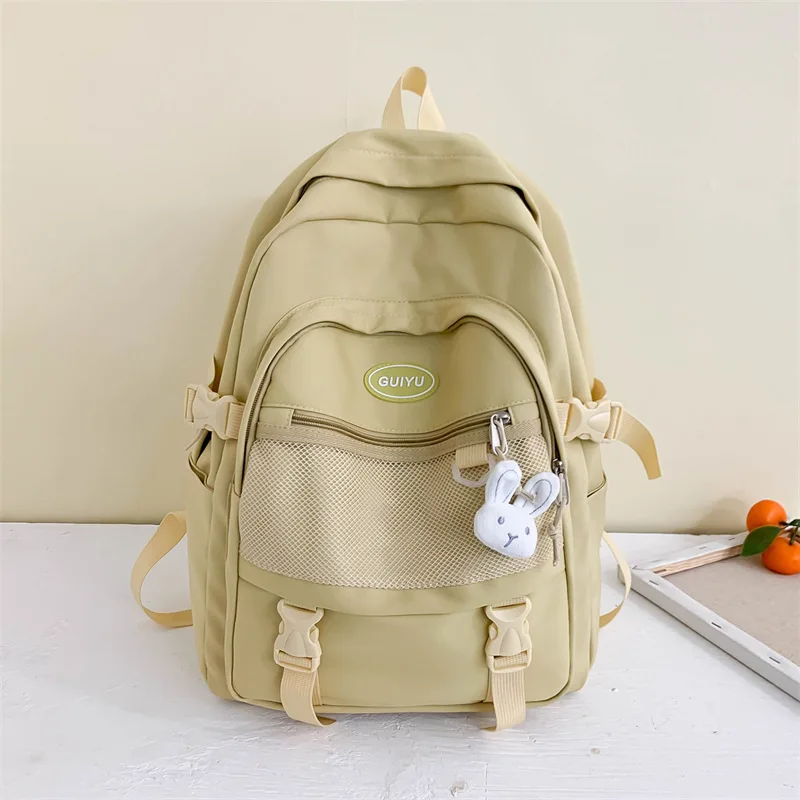 

Middle School Backpack for Girls Teen Cute Student High School Bags Women Nylon Bookbag Large Youth Bagpack Casual 2022