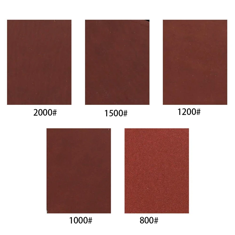 

100Pcs 5 Inches Orbital High Grit Sanding Discs, 800 1000 1200 1500 2000 Grits 8 Hole Orbital Sandpaper With Hook