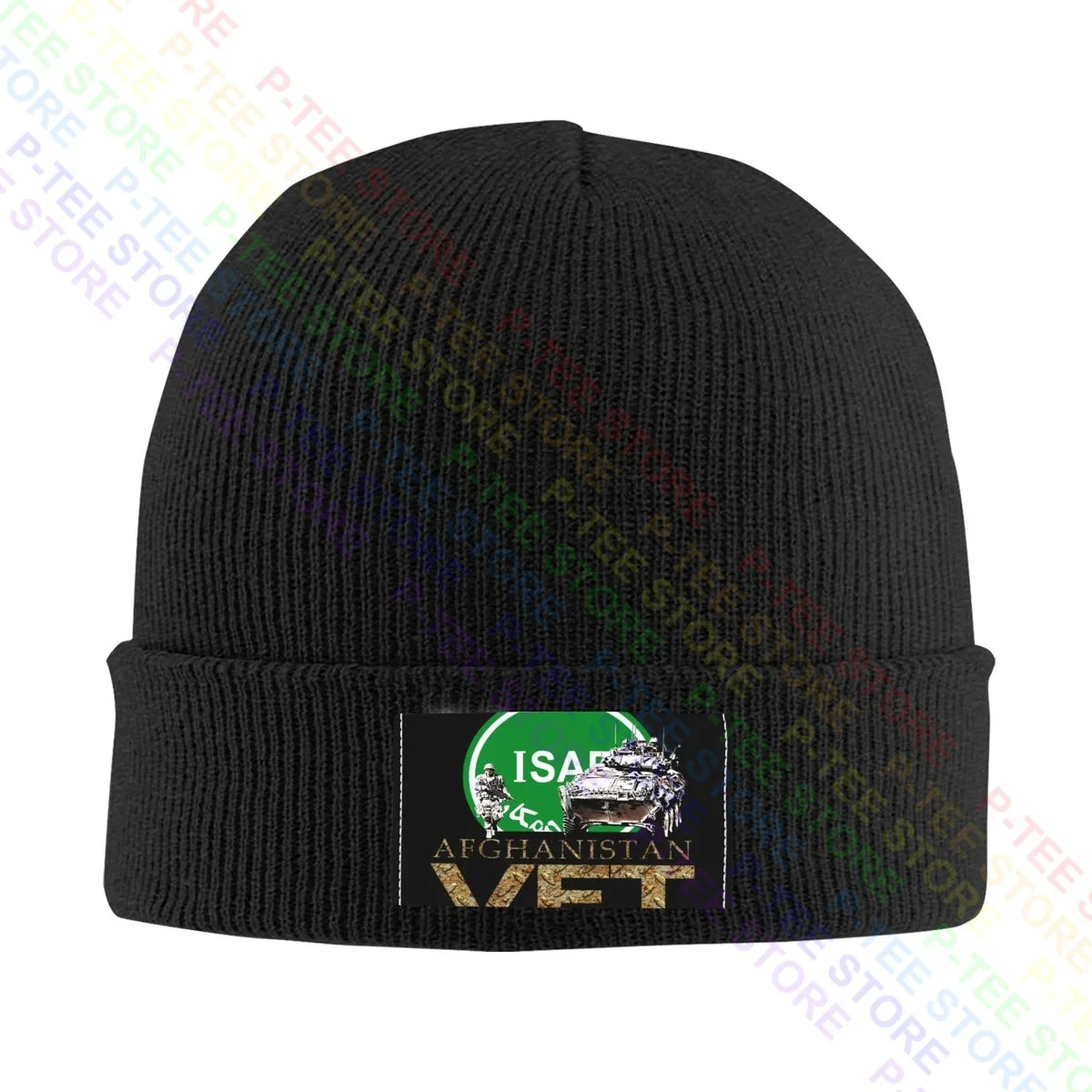 Афганский ветеринар Isaf Crest Isa Afghanistan Вязаная шапка-бини Шапки Кепка унисекс