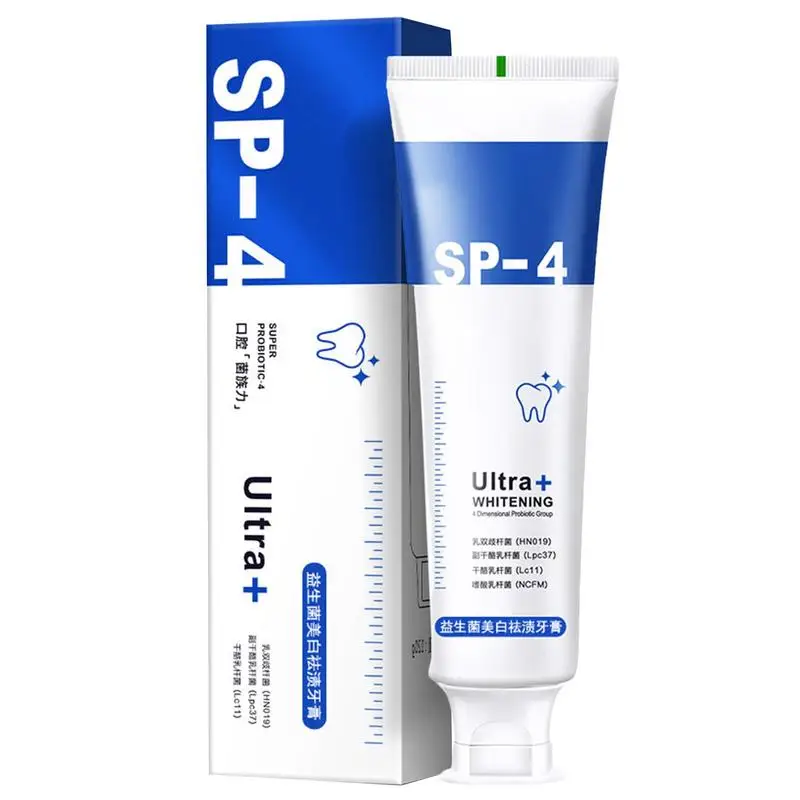 

Probiotic Toothpaste For Bad Breath SP-4 Brightening Teeth Cleansing Toothpaste 120g Toothpaste Promotes Healthy Oral Microbiome