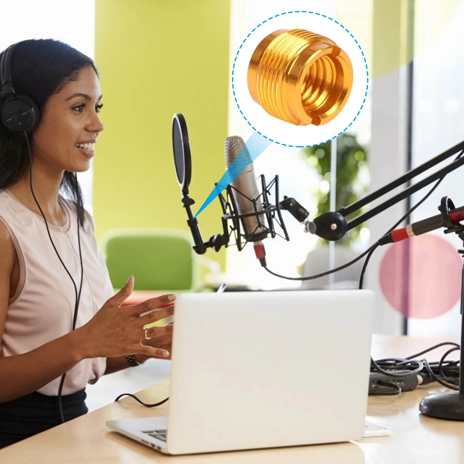 

12 шт., набор адаптеров для микрофона