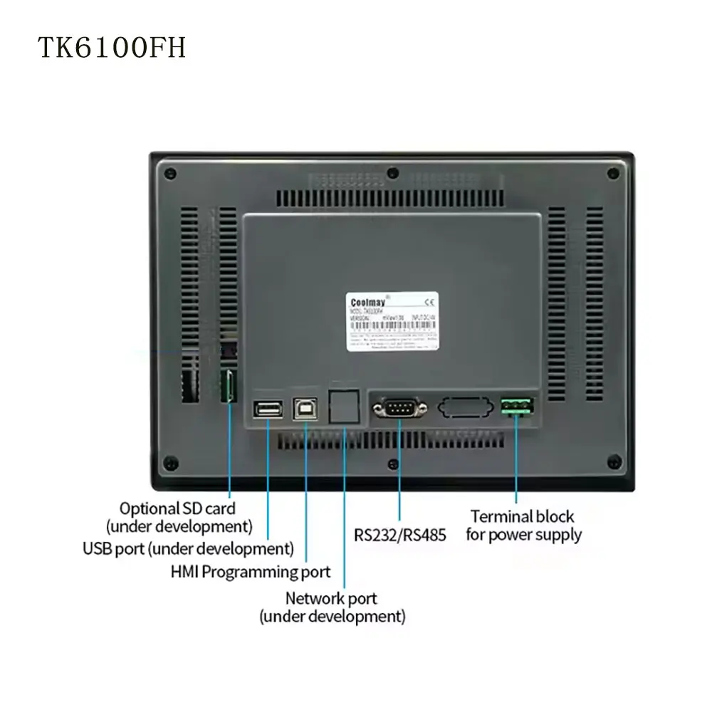 

Coolmay TK6100FH 10-дюймовый HMI дисплей