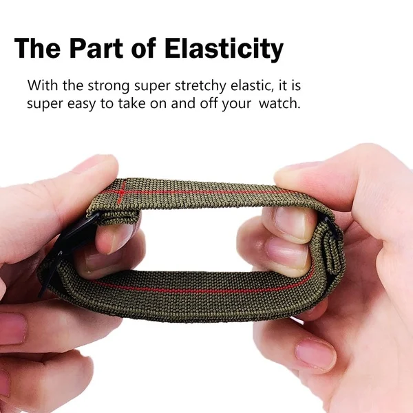 Nylon man watch band troop parachute Sport Watch Band 20mm 22mm for Samsung Galaxy Watches for Amazfit Huami Watch Replacement