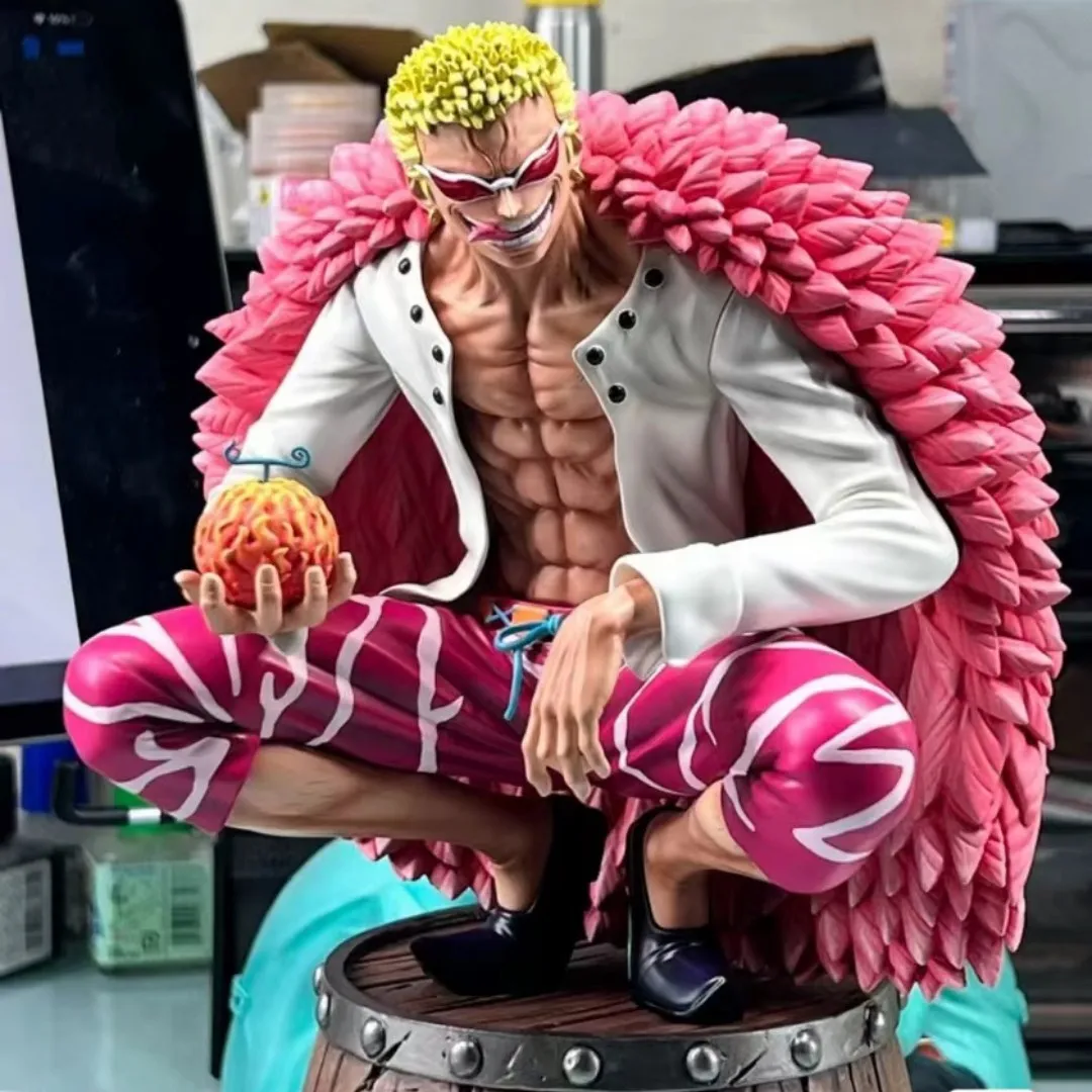 

Donquixote Doflamingo One Piece Аниме Фигурка ока шишибукай Автомобильные украшения Статуэтка экшн фигурка коллекционные модели игрушки 15,5 см