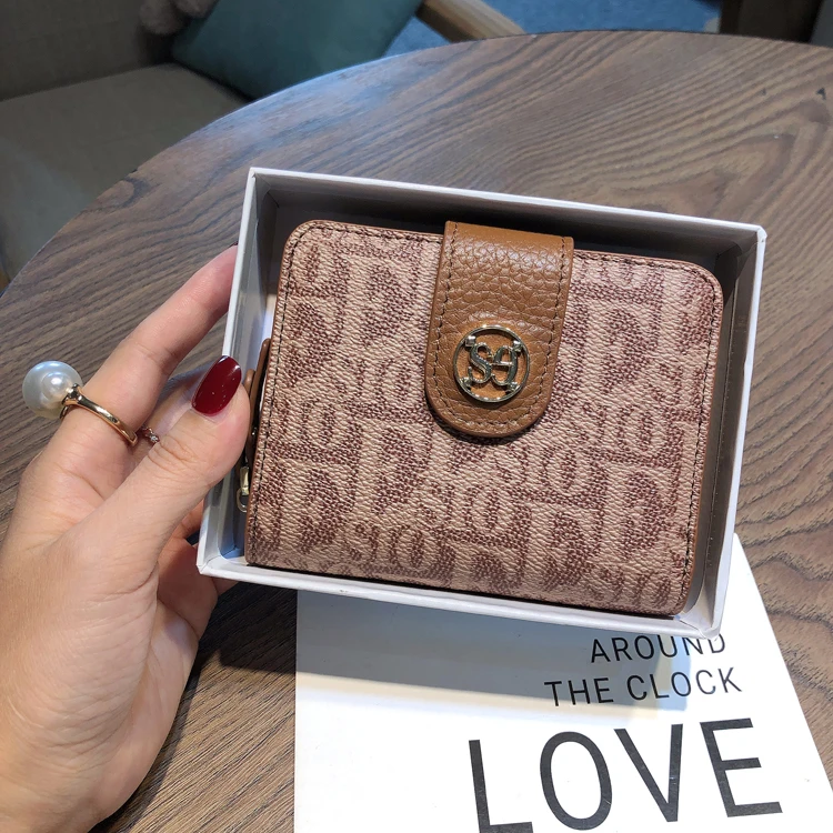 Мини-винтажный кошелек из натуральной кожи для женщин новая мода держатель