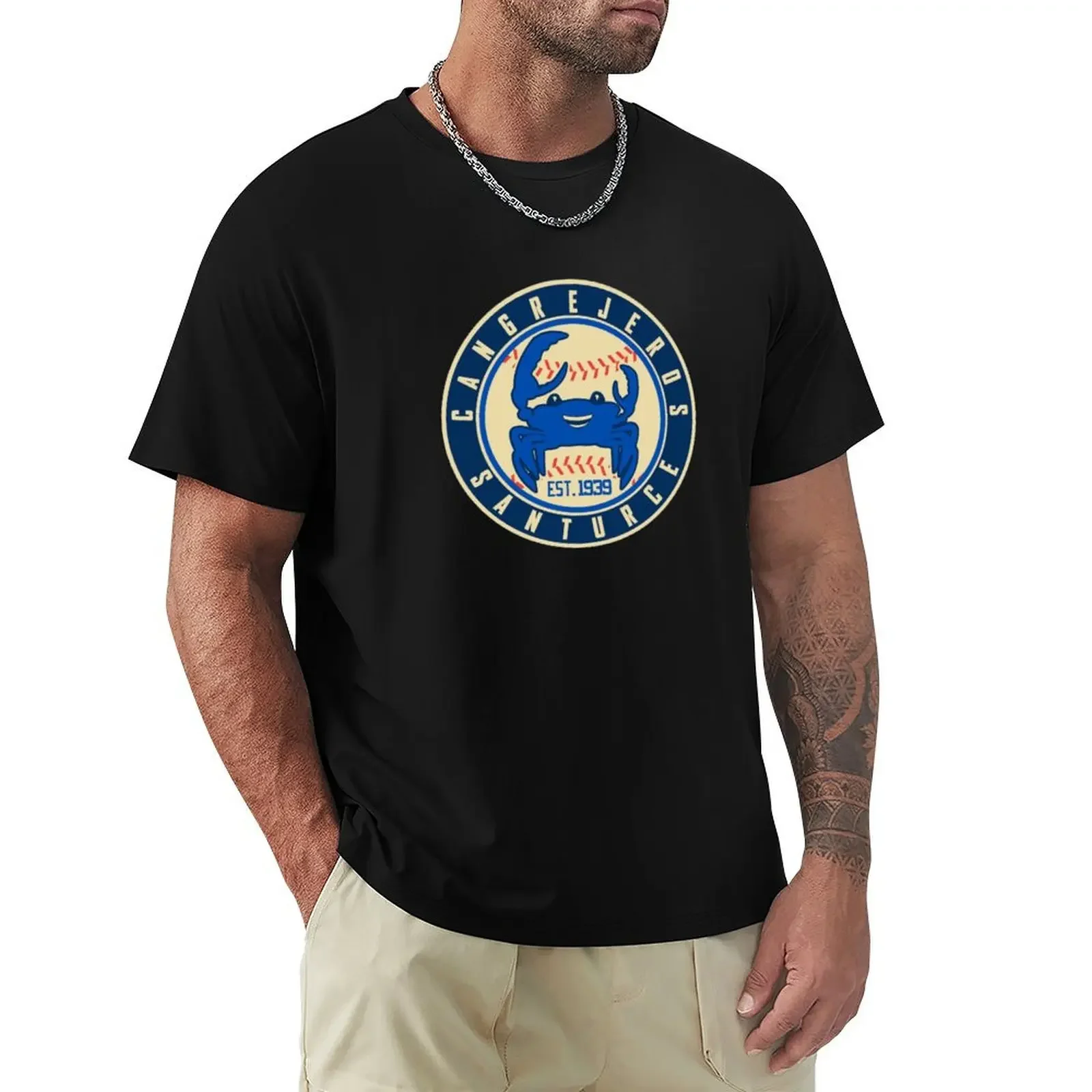 Качественная мужская футболка Cangrejeros de Santurce