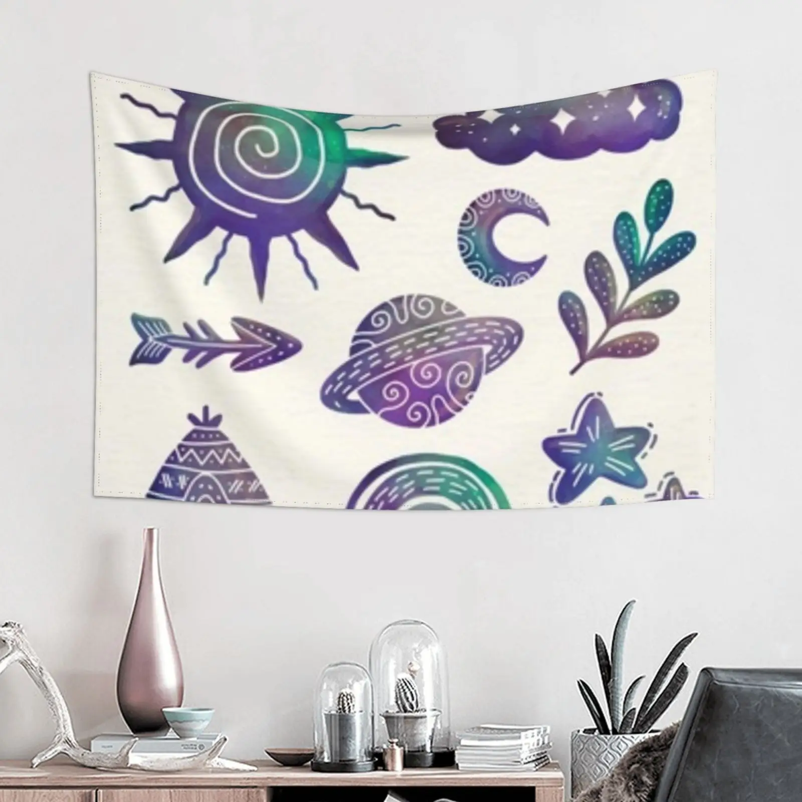 

60 inch x 40 inch Bohemian Tapestry Living Room Decoration Room Divider