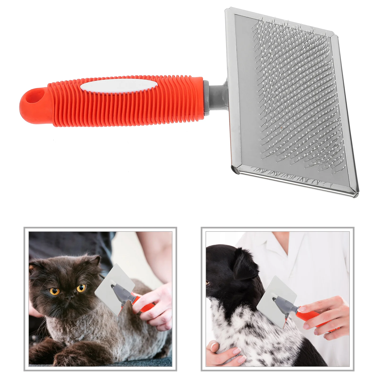 

Brush Dog Pet Cat Hair Grooming Cleaning Comb Puppy Slicker Beauty Groom Large Sheding Dogs Brushes Fur Deshedding Round