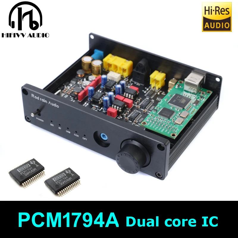 Фото AUDIO Dual PCM1794 HiFi ЦАП оптический коаксиальный 24 бит PCM1794A ЦАП OPA1612 операционный усилитель для аудио CD-плеера №1