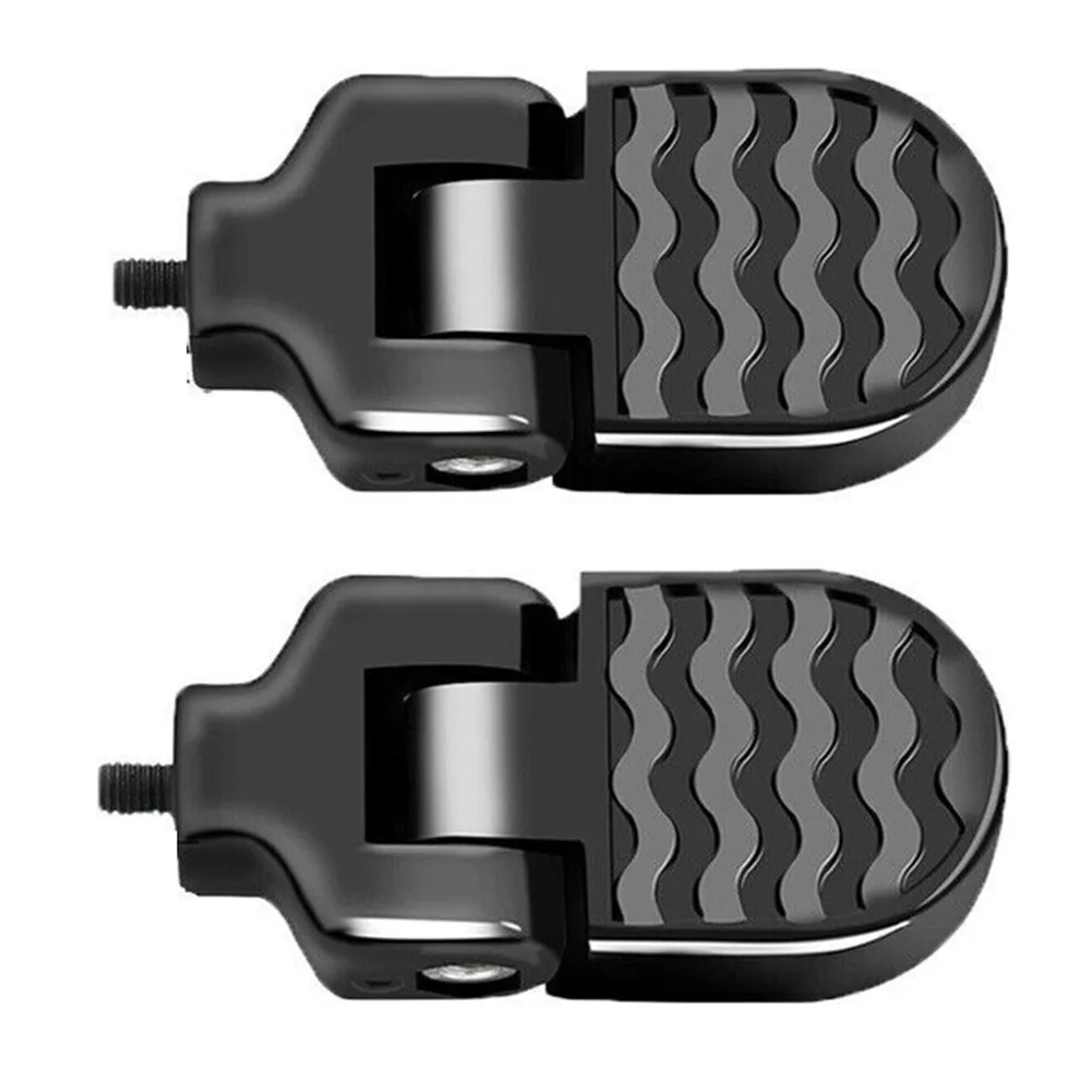 

High Quality Aluminum Alloy Pedals for Folding Electric Bike Rear Passenger Footrest Pegs for eBike Easy Storage