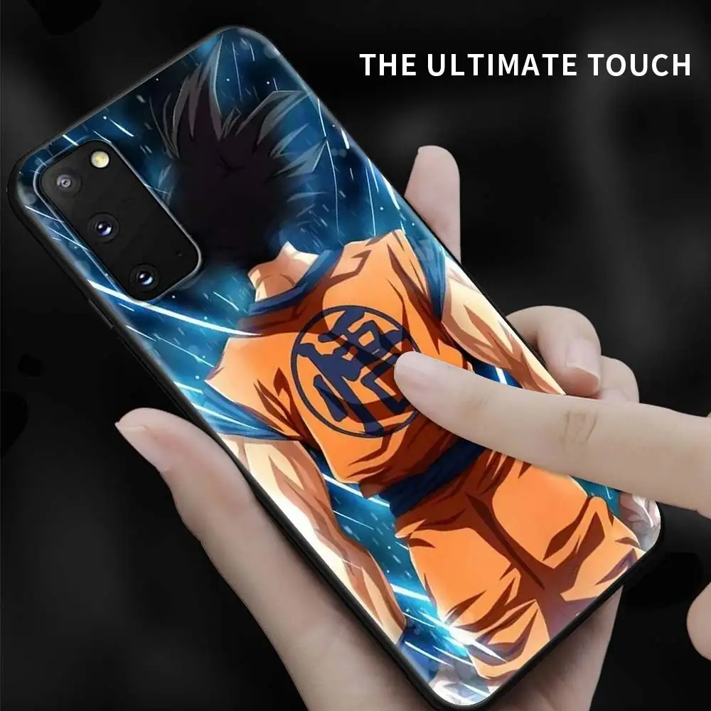 Чехол с логотипом Dragon Ball для Samsung Galaxy S22 S21 S20 FE S10 S9 Plus Note 20 Ultra 10 Lite черный чехол