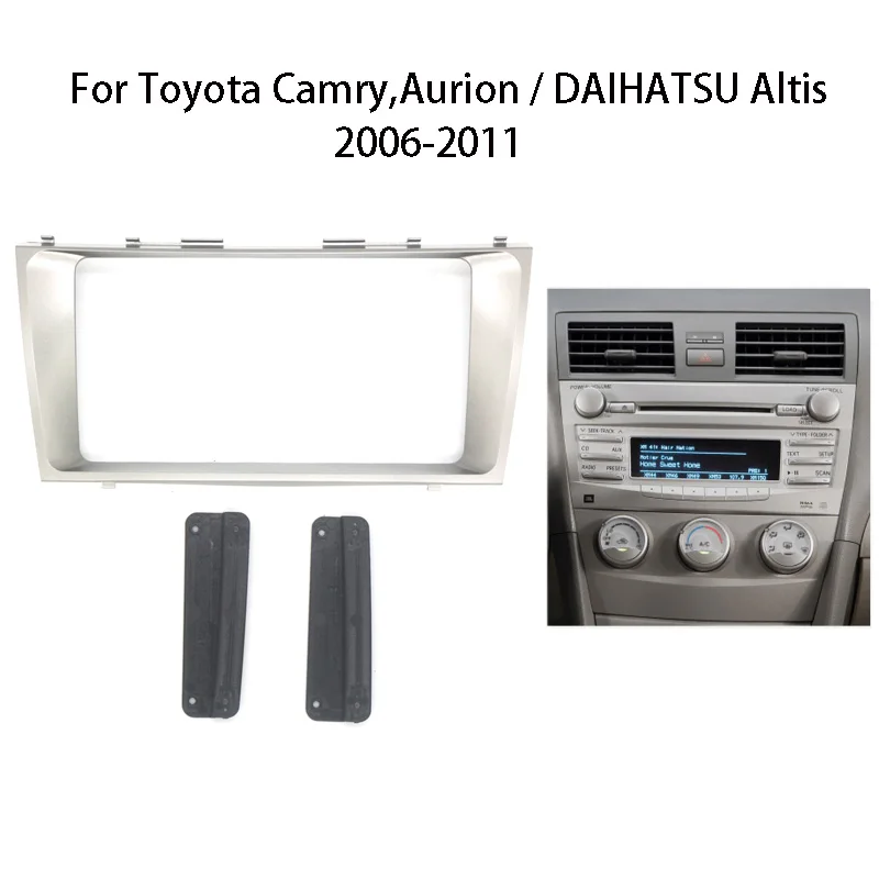 

9 inch Big Screen Car Radio Fascia For Toyota Camry Aurion/DAIHATSU Altis 2006-2012 Auto Stereo Audio Dash Panel Frame Kit
