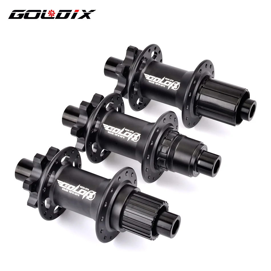 

GOLDIX GDX 370 32 hole black 8/9/10/11/12 speed hub ratchet 36T HG XD MS disc brake mountain bike hub bearing bicycle hub