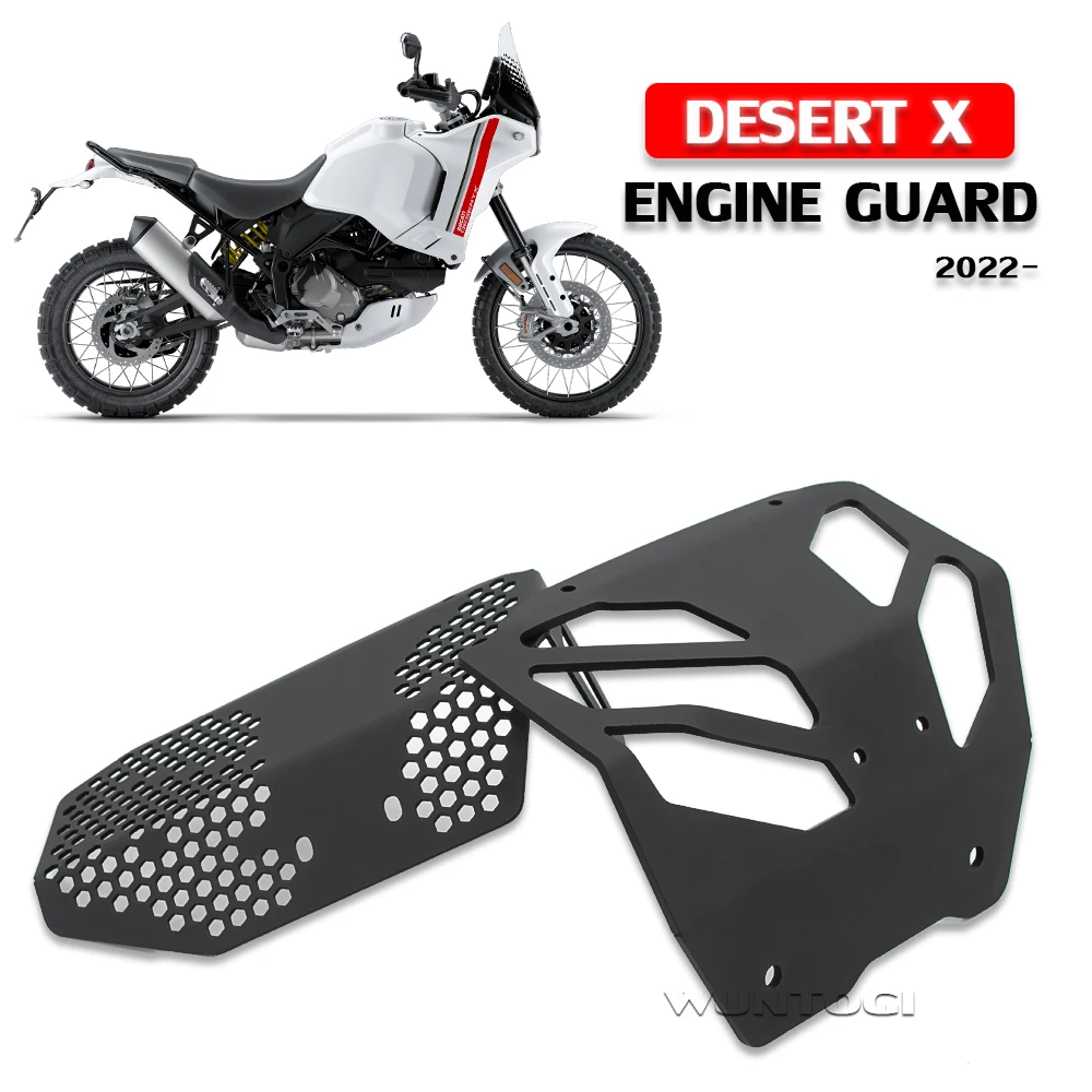 

For Desert X 2022 Accessories Engine Chassis Shroud Fairing Exhaust Shield Guard Protection Cover Motorcycle Engine Guard