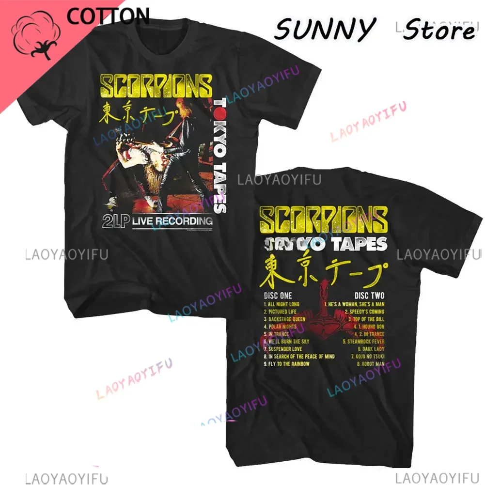 Мужская футболка Scorpions Tokyo Tapes | AliExpress
