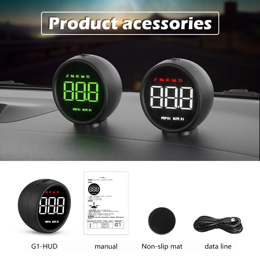 wiiyii g1 gps hud display on board computer digital car electronic speedometer smart gadgets accessory all for car free global shipping