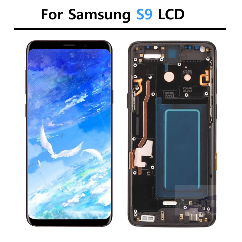 

Original S9 Display For Samsung Galaxy S9 LCD G960 G960F LCD Display Touch Screen Digitize Burn Shadow LCD Replacement