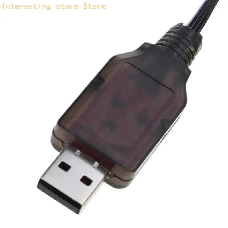 Фото SM4P 7,4 В USB-кабель для зарядки 4-контактный шнур для зарядного устройства для литиевой батареи для DE36W DE65 HM202 EC08 EC16 №3