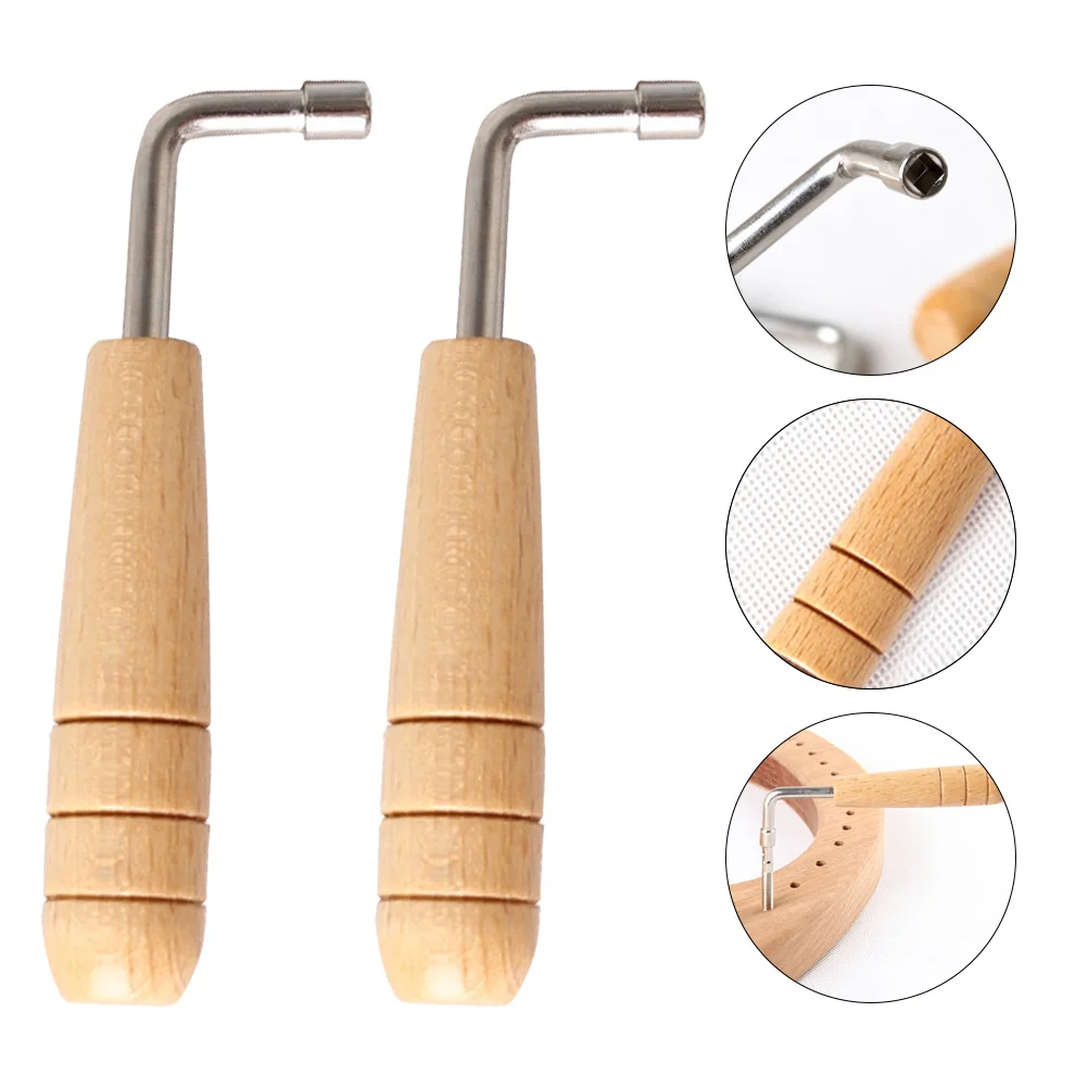 

Lyre Harp Tuning Wrench Music Instrument Wooden Handle Adjust Wrench For Home Lyre Harp Musical Stringed Instrument