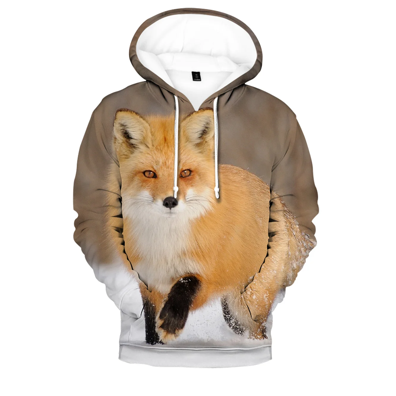 

2022 New Fox 3D Hoodie Sportswear Men's and Women's Casual Fashion Sports All-match Harajuku Style Hooded Sweatshirt