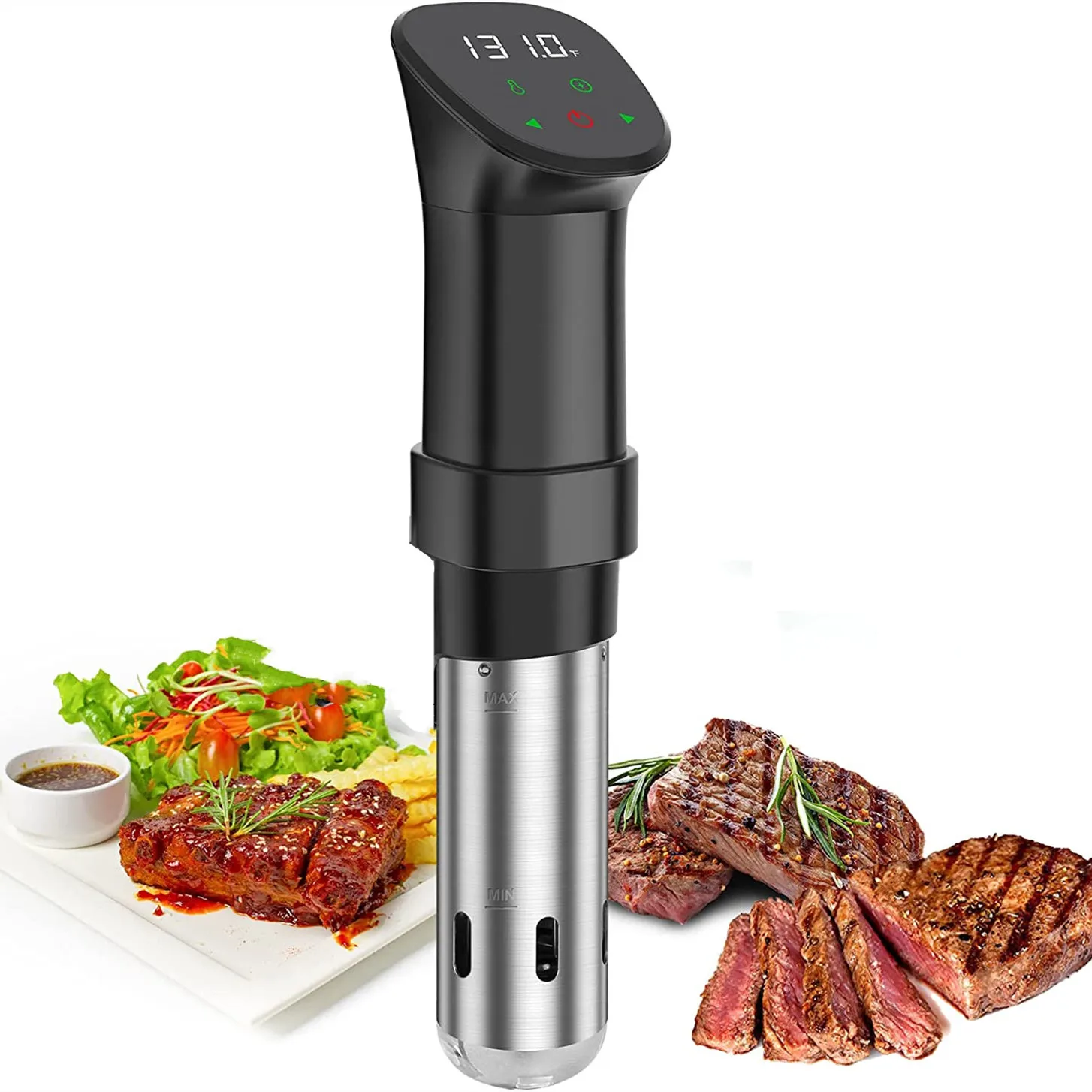 

EU/US/AU Plug Sous Vide Cooker Vacuum Immersion Circulator Accurate Cooking LCD Digital 1800W Heater Accurate Temp for Kithen