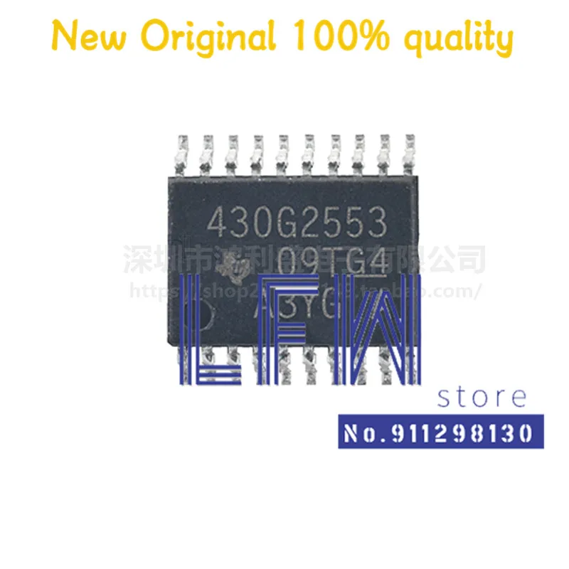 

5pcs/lot MSP430G2553IPW20R 430G2553 MSP430G2553 TSSOP-20 MCU Chipset 100% New&Original In Stock