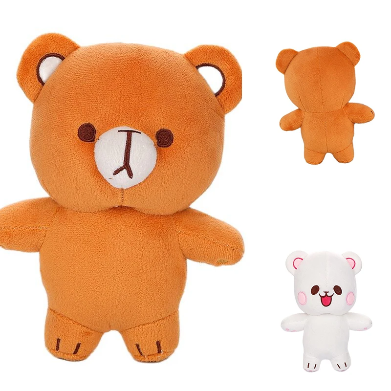 

Милые плюшевые игрушки молоко и мокко, милые мягкие Мультяшные Игрушки для малышей, сопровождающие куклы, спутники, успокаивающие игрушки