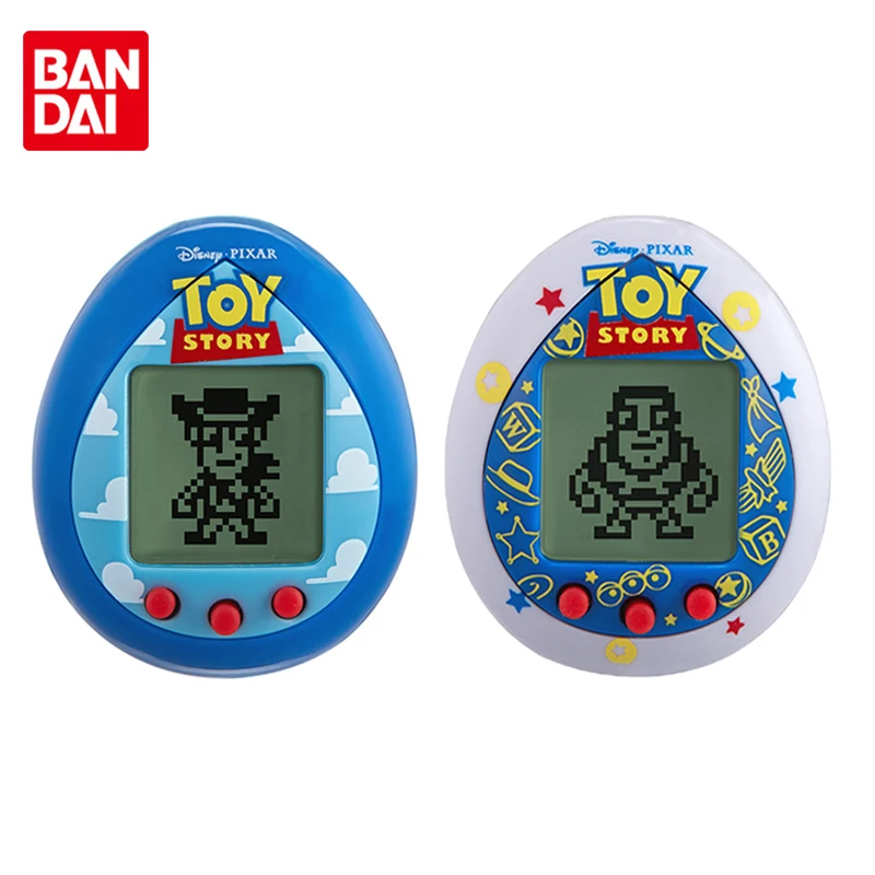 

Bandai Original Tamagotchi Disney Pixar Toy Story Buzz Lightyear Woody Electronic Pet Game Console Machine Action Figures Toys