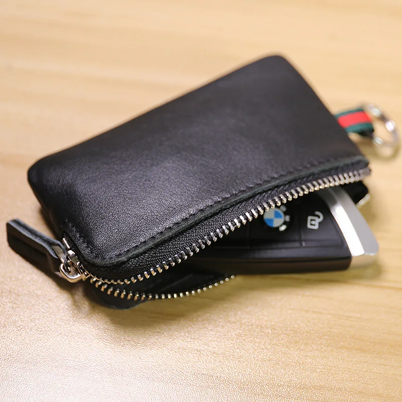

Men's Leather Coin Purses Holders Fashion Key Wallet Fashion Key Holder