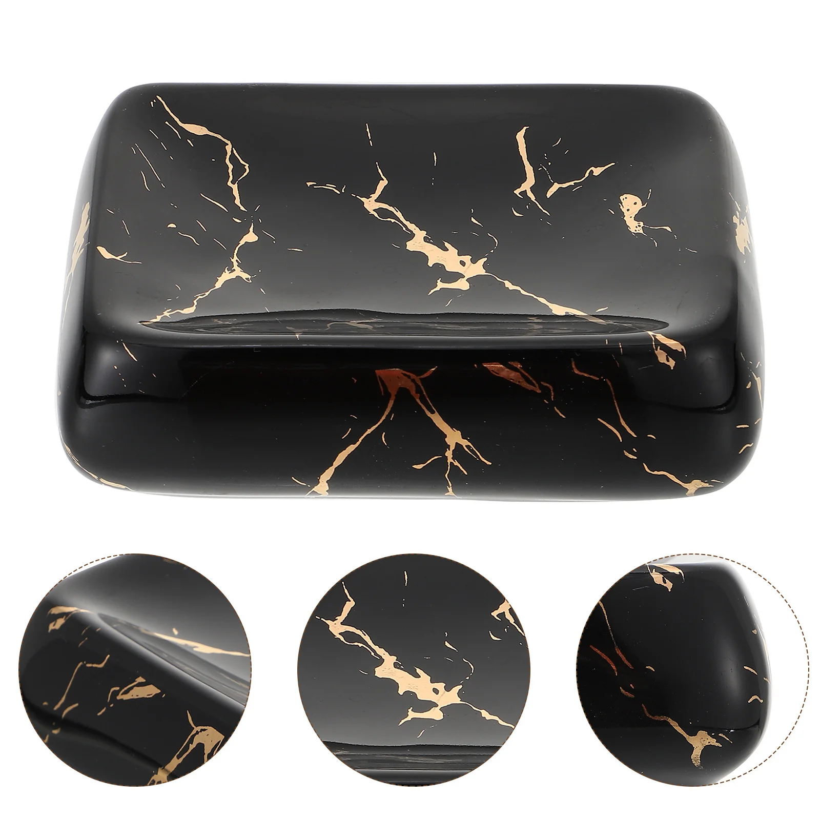 

1pc Delicate Soap Dish Practical Ceramic Soap Tray Soap Holding Tray Soap Dish