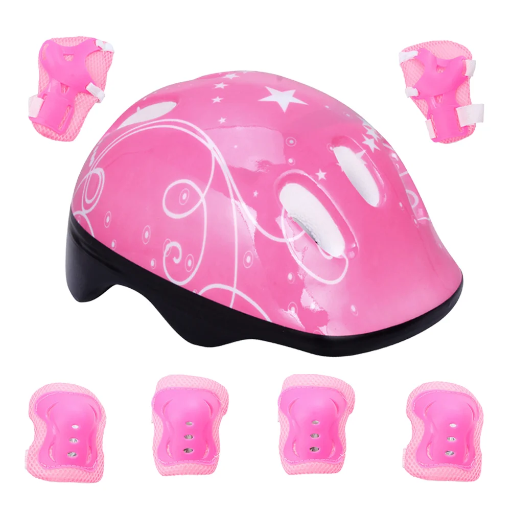 

Gear Pads Kids Knee Skatingcycling Pad Elbow Bike Wrist Toddlerroller Equipment Scooter Biking Kits Protection5Girls Years 3 8