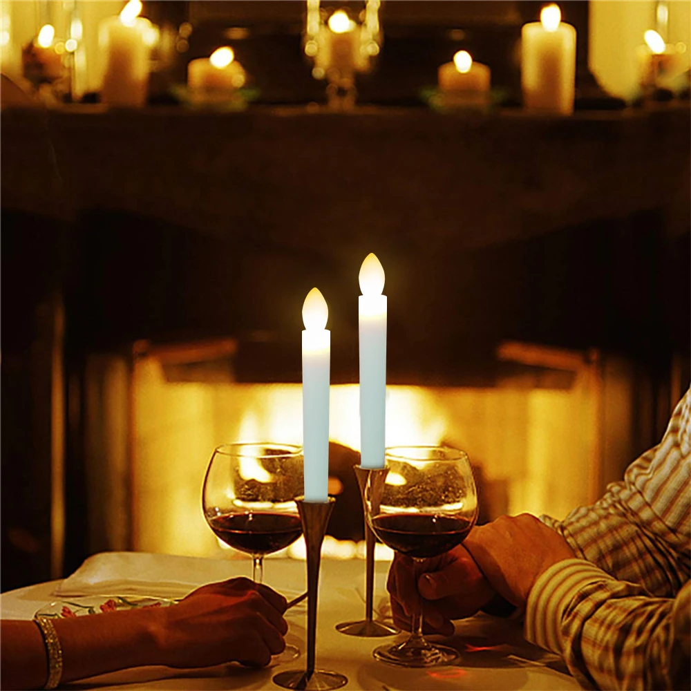 6 шт. светодиодная Электронная свеча 17 см