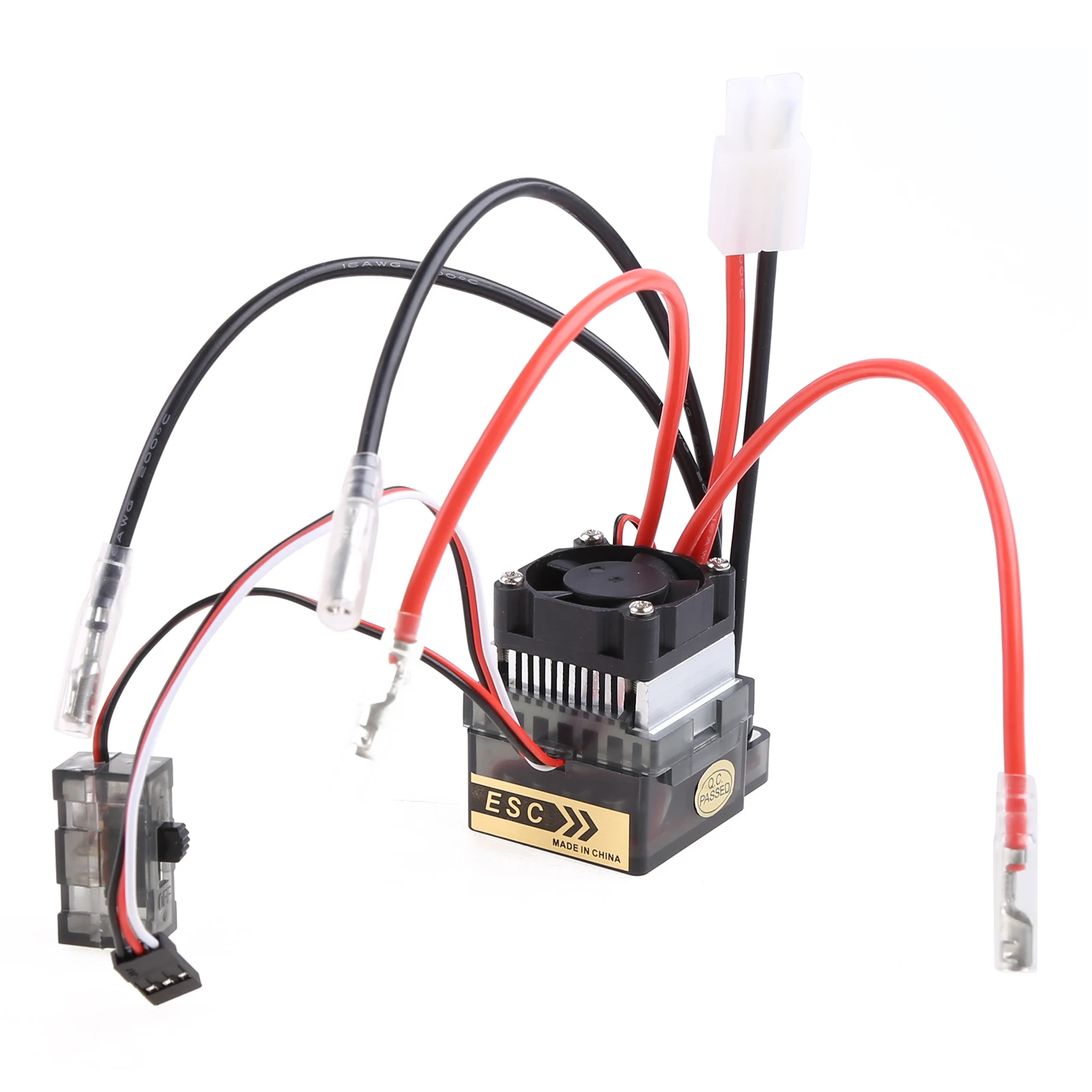 Внедорожник 320A 2 ~ 4S LiPo аккумулятор матовый ESC контроллер скорости T Plug BEC 5,6 V 2A для RC 1/10 Car Truck Auto 634F