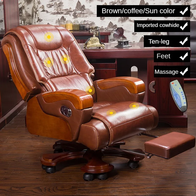 

Recliner Work Boss Massage Ergonomic Gaming Chair Office Cushion Chair Rocking Comfortable Design Sillas De Oficina Furniture