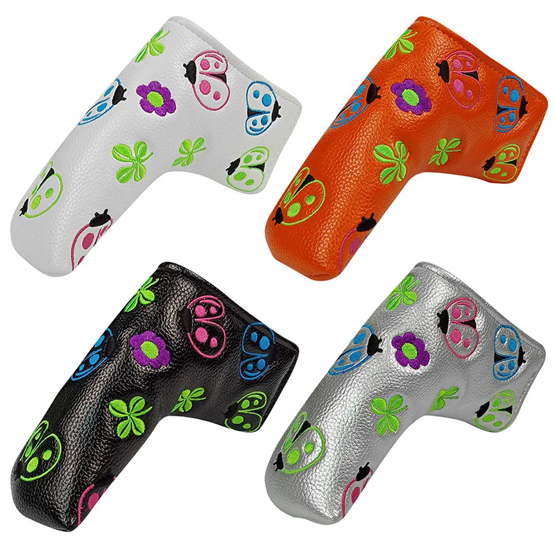 

Golf putter cover head cover Leather waterproof club head protective cap cover