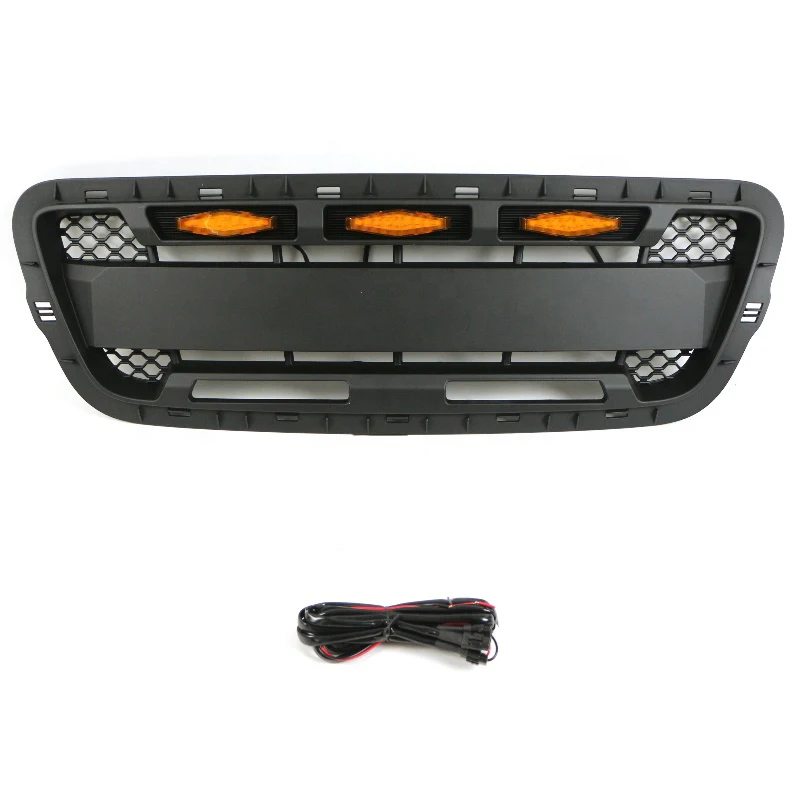 

Suitable for Ford Ranger 2001 2002 2003 Auto Parts Other Exterior Accessories Front Bumper Grill Car Front Grille with Lights