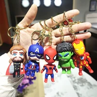 new cartoon avengers doll keychain creative car key chain captain hulk bag pendant gift