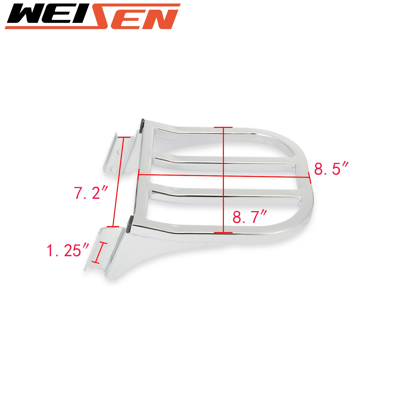 Универсальная съемная задняя спинка багажника для мотоцикла Harley Heritage Softail Dyna