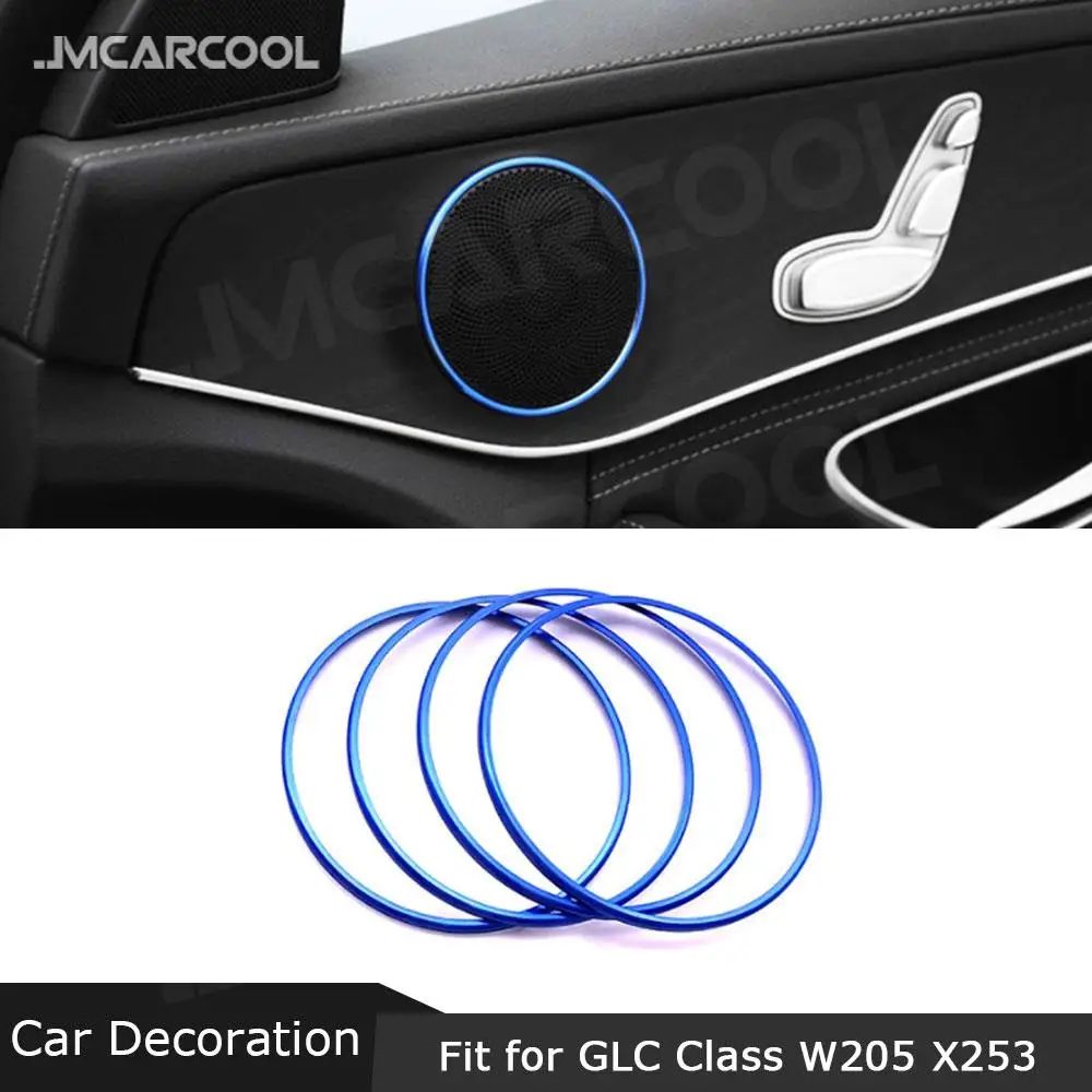 Дверной гудок из АБС-пластика декоративное кольцо для Mercedes Benz C класса GLC E W205 X253 W213